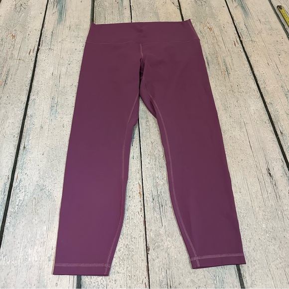 Lululemon 12 Wunder Under High-Rise Tight 25" leggings Luxtreme vintage plum - Picture 3 of 8